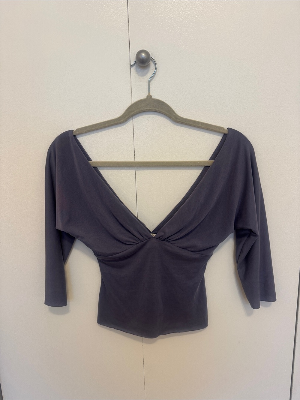 With Jean Lana Top - Slate Blue - XXS
